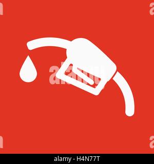 L'icône station. Symbole de l'essence et du carburant diesel. Télévision Illustration de Vecteur