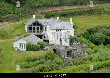 Ancien moulin à eau, moulin à l'Ouest, sur la vallée de Marsland frontière Cornwall Devon Banque D'Images