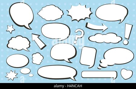 Comic speech bubble Illustration de Vecteur