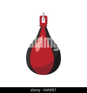 Poire Boxer, icône de style cartoon Illustration de Vecteur