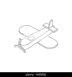 Avion jouet, icône de style 3D isométrique Illustration de Vecteur