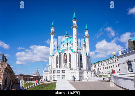 La mosquée Kul-Sharif à Kazan - la grande mosquée au Tatarstan, l'un des plus grands temples musulmans en Europe, qui est situé sur le t Banque D'Images