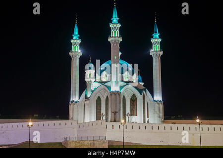 La mosquée Kul-Sharif à Kazan - la grande mosquée au Tatarstan, l'un des plus grands temples musulmans en Europe, qui est situé sur le t Banque D'Images