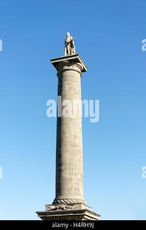 La colonne Nelson sur la Place Jacques Cartier dans le Vieux Montréal, Québec, Canada Banque D'Images