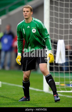 Manuel Neuer, international football match amical, l'Allemagne 3 Malte 0, stade Tivoli, Aix-la-Chapelle, Rhénanie du Nord-Westphalie Banque D'Images