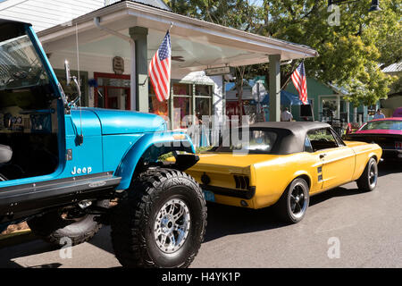 Festival Hotrod Cruisin'til Coast sur la côte du golfe du Mississippi USa 2016 Banque D'Images