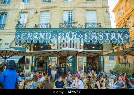 Grand Bar Castang près de la Porte Cailhau à Bordeaux France Banque D'Images