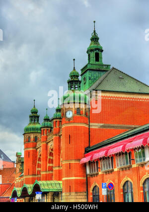 La gare Hauptbahnhof Lübeck - Allemagne Banque D'Images