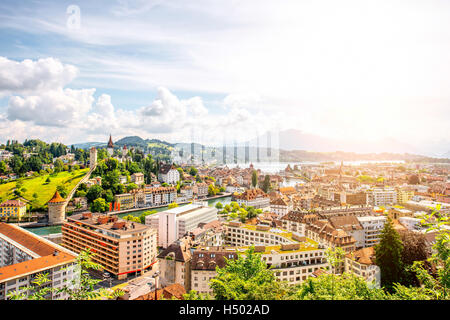 La ville de Lucerne en Suisse Banque D'Images
