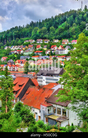 Vue de la ville de Triberg im Schwarzwald - Allemagne, Bade-Wurtemberg Banque D'Images