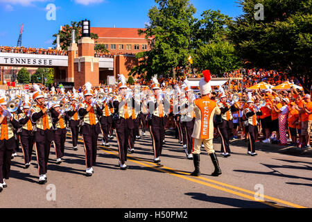 La fierté de la Southland Fanfare, nom officiel de l'Université du Tennessee à Knoxville TN bande Banque D'Images