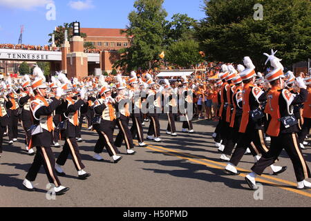 La fierté de la Southland Fanfare, nom officiel de l'Université du Tennessee à Knoxville TN bande Banque D'Images