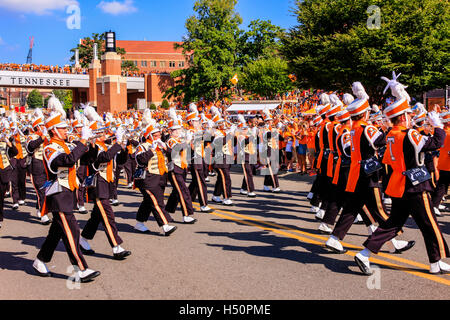 La fierté de la Southland Fanfare, nom officiel de l'Université du Tennessee à Knoxville TN bande Banque D'Images