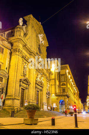 San Gaetano, une église baroque à Florence, Italie Banque D'Images