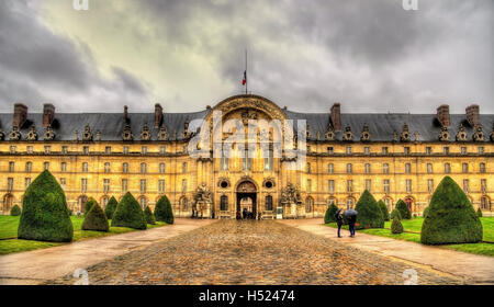 Façade d'Invalides à Paris, France Banque D'Images