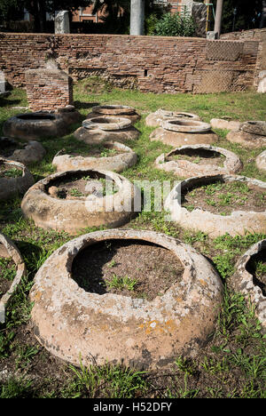 Caseggiato dei Doli Ostia Antica Rome Italie Banque D'Images