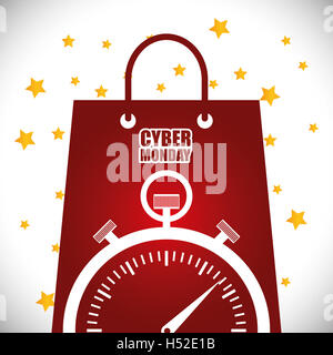 Vente du Cyber Monday Banque D'Images