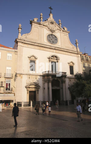 Dans l'église São Domingos Largo de São Domingos Square Lisbonne Portugal Banque D'Images