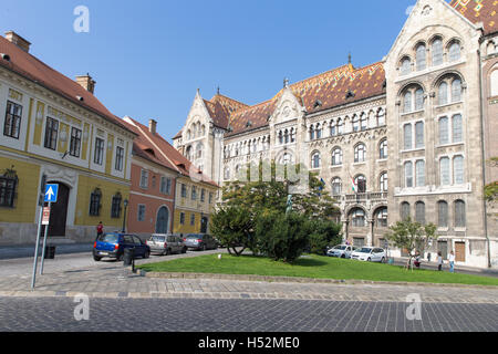 Archives nationales de Hongrie. Buda. Budapest . Ancien bâtiment de beauté Banque D'Images