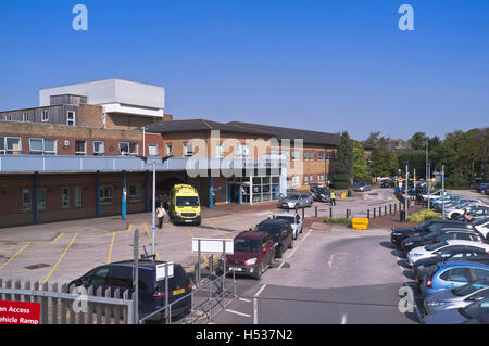 Hôpital Hôpital dh Harrogate UK NHS hospital l'hôpital parking parking d'urgence Banque D'Images