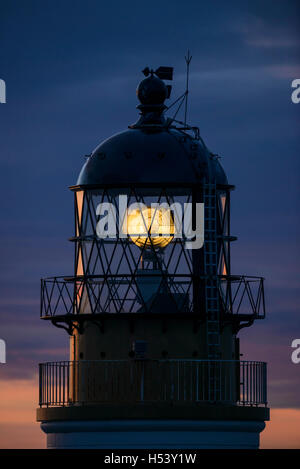 Noup Head Lighthouse, Westray, Orkney Islands, en Écosse. Banque D'Images