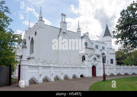 Strawberry Hill House, Strawberry Hill, Twickenham, London Borough of Richmond upon Thames, Grand Londres, Angleterre, Royaume-Uni Banque D'Images