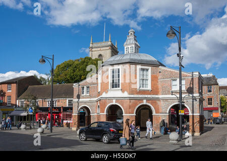 Peu Market House, High Street, High Wycombe, Buckinghamshire, Angleterre, Royaume-Uni Banque D'Images