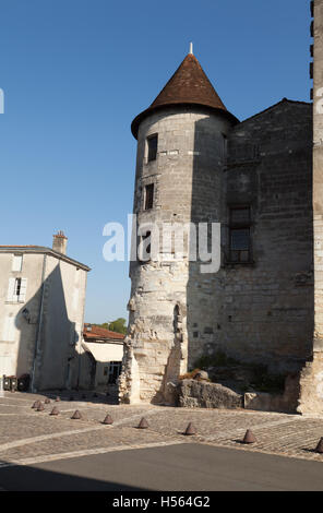 Tourelle du Château des Valois, Cognac, France. Banque D'Images