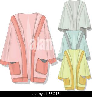 Vêtements chauds collection. vector illustration. Illustration de Vecteur
