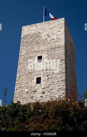 Tour de guet du Suquet, la Castre, Cannes, Côte d'Azur, France, Europe Banque D'Images