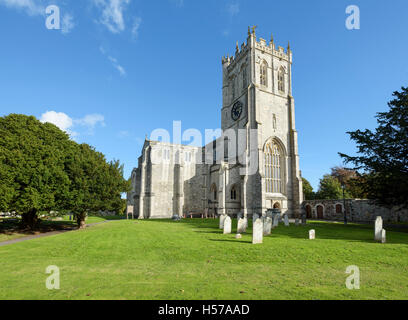 Prieuré de Christchurch, la plus ancienne église paroissiale en Angleterre, Christchurch, Dorset, UK Banque D'Images