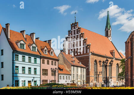 L'église Saint-Jean (Sv. Jana baznica) est situé dans la vieille ville de Riga, Lettonie, Pays Baltes, Europe Banque D'Images