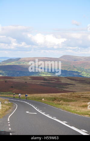 Les cyclistes à Brecon Beacons Banque D'Images