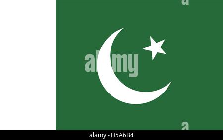 Image drapeau Pakistan Illustration de Vecteur