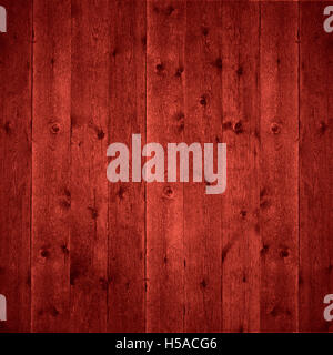 La texture en bois rouge ou wood grain pattern background Banque D'Images