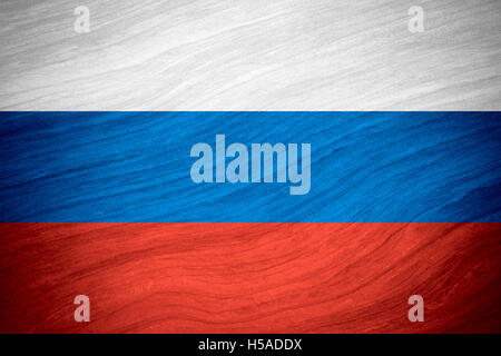 Drapeau de la Russie ou Fédération de bannière sur abstract background Banque D'Images
