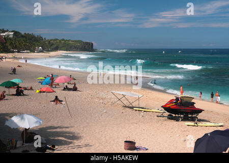 Plage et l'océan. Saint-gilles les bains, la réunion Banque D'Images