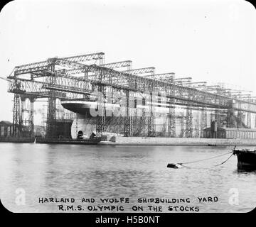 Une référence au RMS Titanic, le malheureux paquebot britannique qui a coulé en 1912. Le Titanic a été l'une des catastrophes maritimes les plus tristement célèbres de l'histoire. Banque D'Images