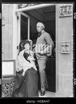 Sir John et Lady Constance Leslie Banque D'Images