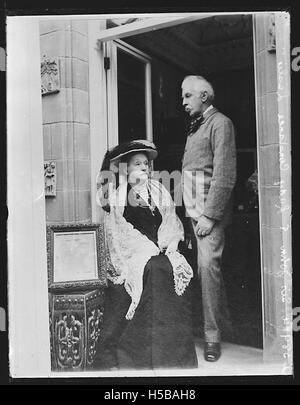 Sir John et Lady Constance Leslie Banque D'Images