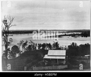 Inondations 1893 Brisbane Banque D'Images