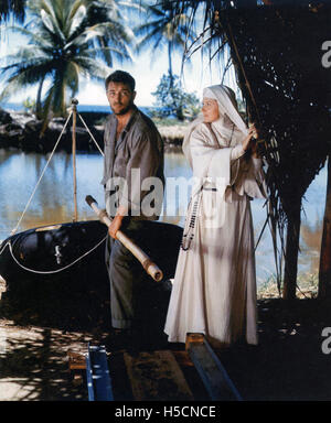 Dieu sait, monsieur ALLISON 1957 20th Century Fox Film avec Deborah Kerr et Robert Mitchum Banque D'Images