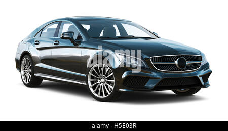 Mercedes-Benz Classe CLS - angle de vue avant Banque D'Images