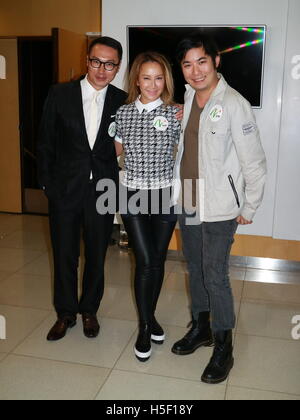 Hong Kong, Chine. 19 Oct, 2016. Coco Lee assiste à une émission de radio à Hong Kong, Chine le 19 octobre, 2016. © TopPhoto/Alamy Live News Banque D'Images