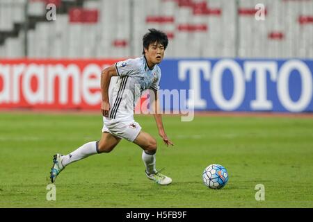 Riffa, Bahreïn. 20 Oct, 2016. Yuto Iwasaki (JPN) Football/soccer : AFC U-19 Championship Bahreïn 2016 match du groupe C entre le Qatar 0-3 Japon à Bahrain National Stadium à Al Manamah, Bahreïn . © AFLO/Alamy Live News Banque D'Images