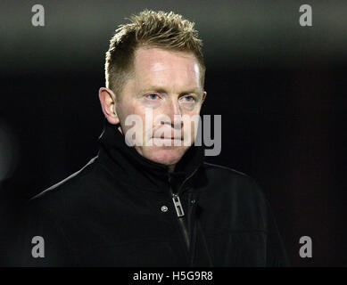 Gestionnaire de Gary Waddock Aldershot - Ville Aldershot vs Grays Athletic - Blue Square Premier League au terrain de jeux - 23/11/07 Banque D'Images