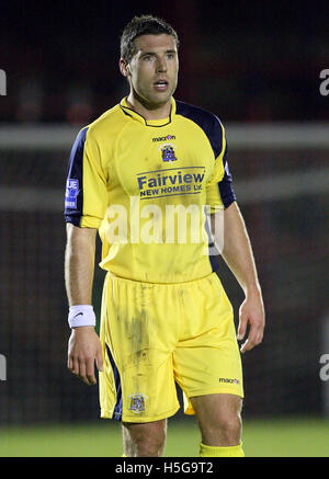 Jon Ashton de gris - Ville Aldershot vs Grays Athletic - Blue Square Premier League au terrain de jeux - 22/11/07 Banque D'Images