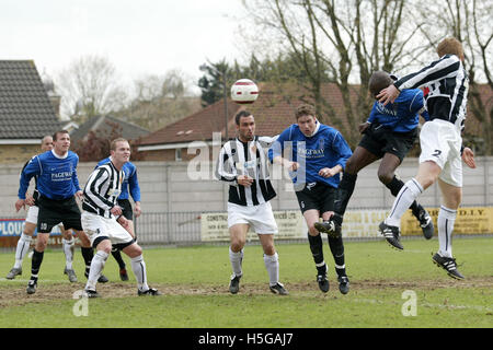 Fisher Athletic vs East Thurrock United - Ryman League à Dulwich Hamlet FC - 16/04/05 Banque D'Images