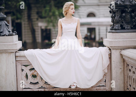 Jour de mariage à Budapest Banque D'Images
