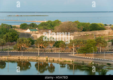 Fort de Jaffna, construit par les Portugais en 1618, à Jaffna, au Sri Lanka Banque D'Images